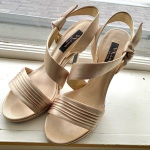 Champagne Satin Strappy’s ! Classy and Elegant 😍